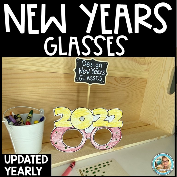 New Years 2022 Glasses PRINTABLE