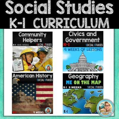 Social Studies K-1 Curriculum cover