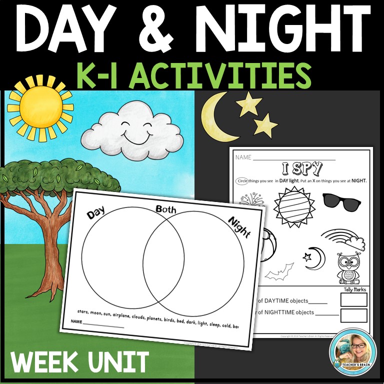 Day And Night Activities Teacher s Brain