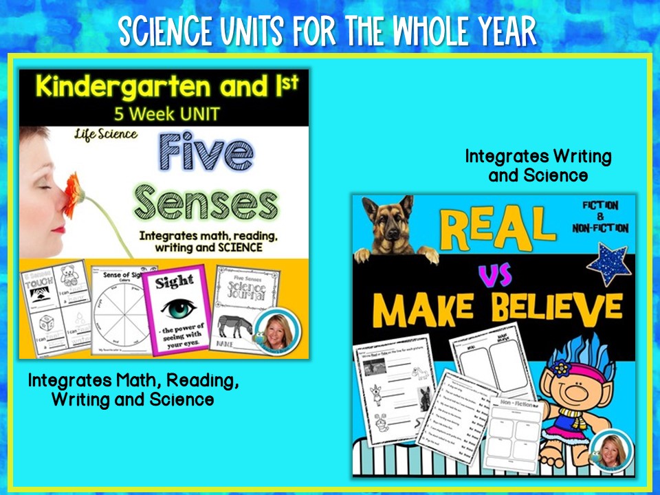 Science Curriculum kindergarten and 1st Grade Yearlong BUNDLE - Teacher
