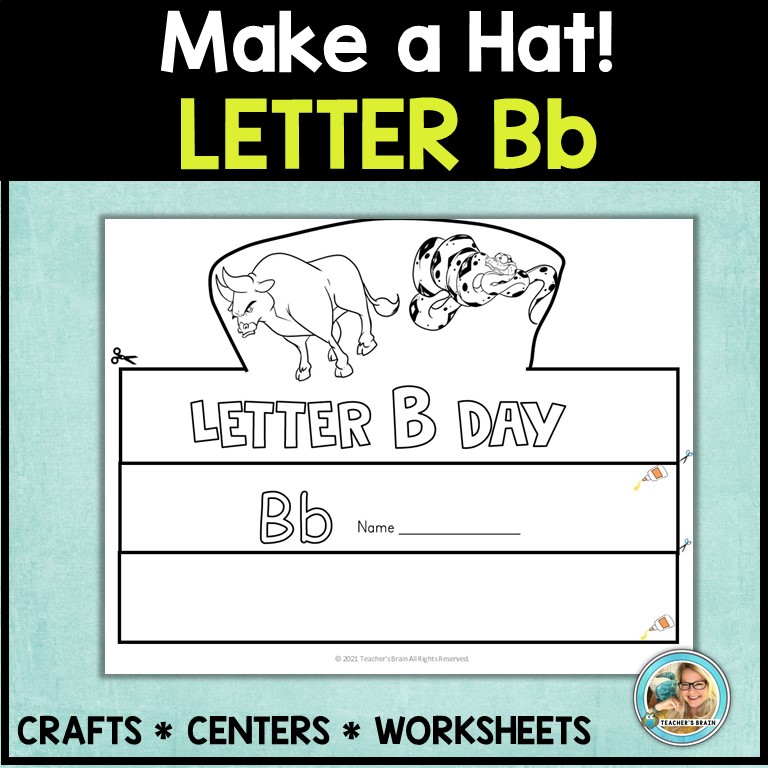 LETTER B Worksheets for Kindergarten | Alphabet Tracing Practice ...