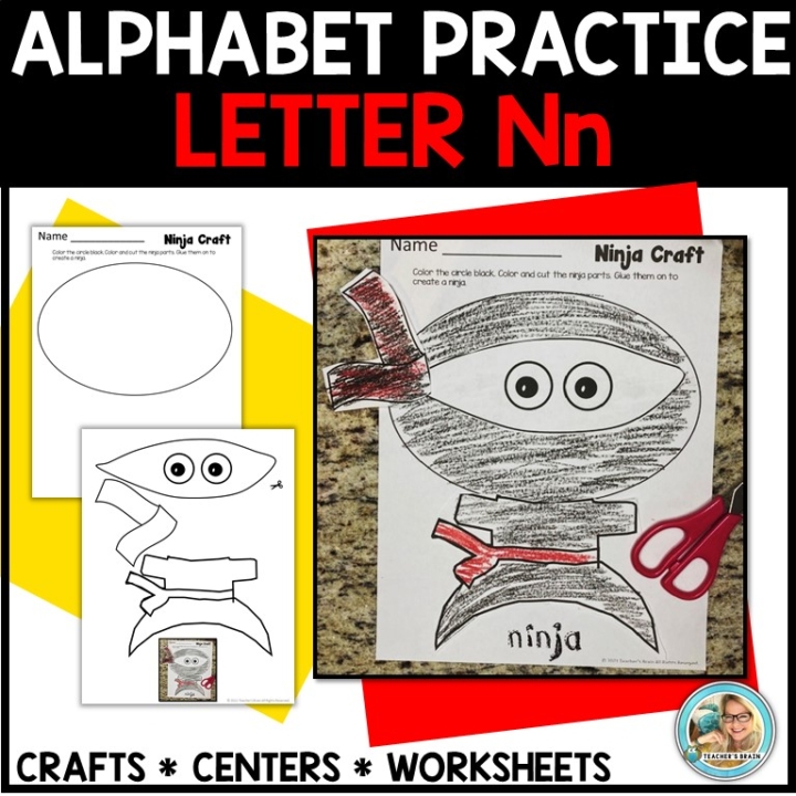 letter n activities crafts worksheets for centers