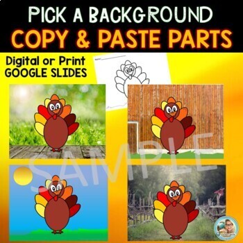Thanksgiving Activity background options preview