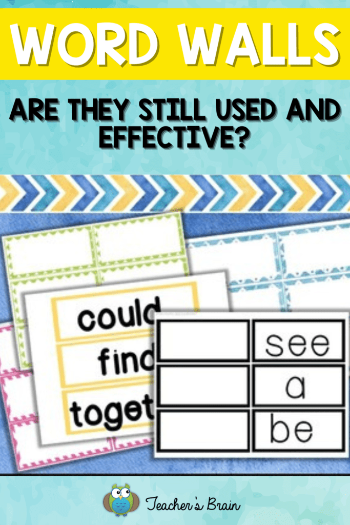 Are Word Walls Still Used and Effective? - Teacher's Brain