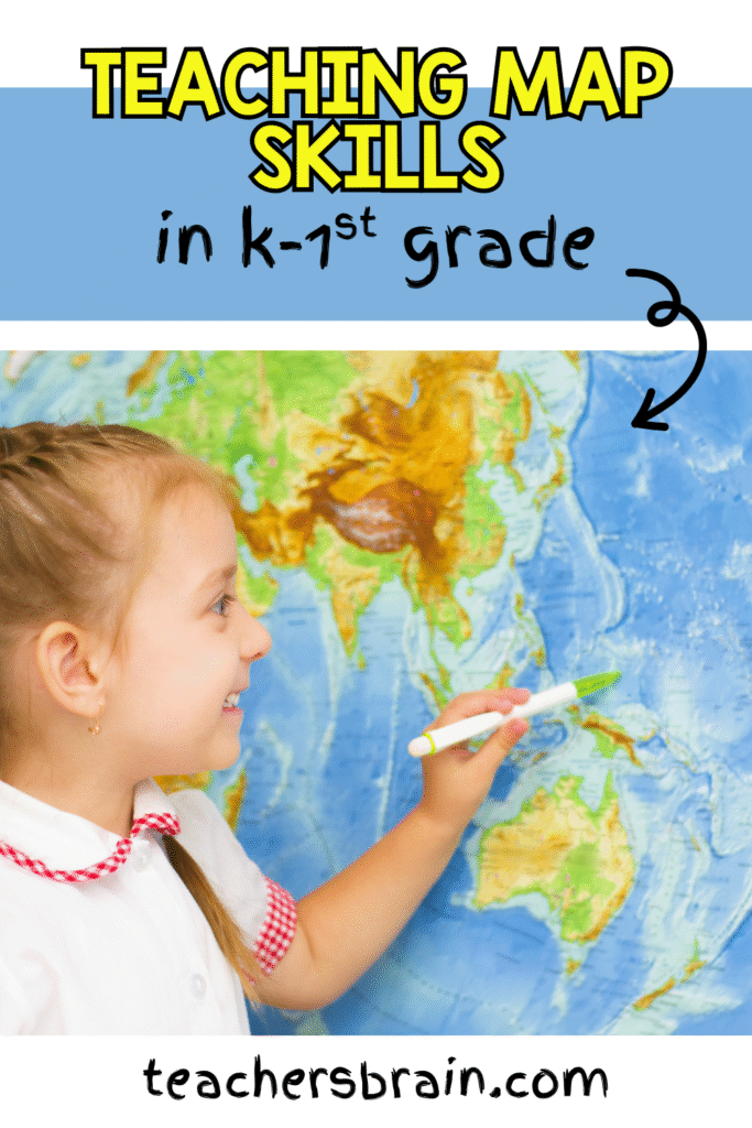 Teaching Map Skills in Kindergarten and First Grade with Me on the Map ...